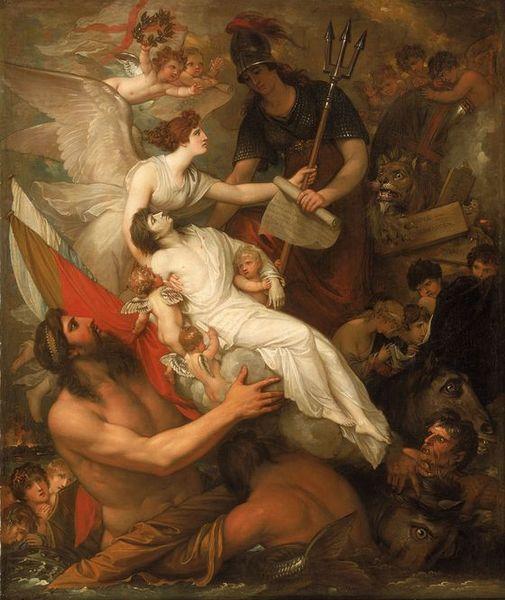Benjamin West The Immortality of Nelson France oil painting art